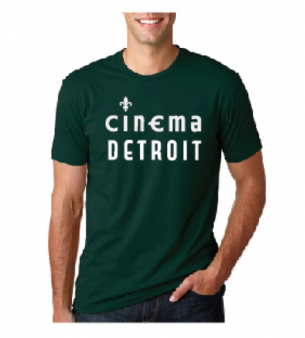 Cinema Detroit Black Foil Fitted V-Neck
