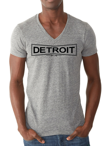 DETROIT WORKS V-NECK TEE