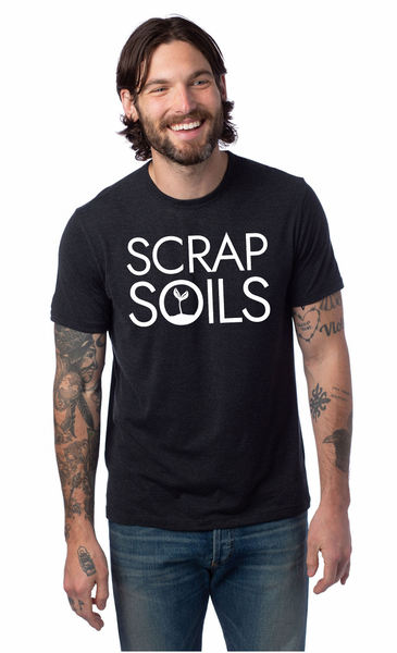 Scrap Soils black unisex t-shirt