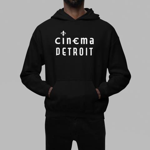 Cinema Detroit Black Foil Fitted V-Neck