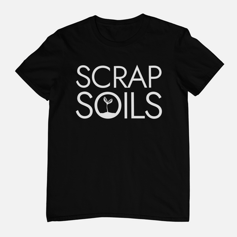 Scrap Soils black unisex t-shirt